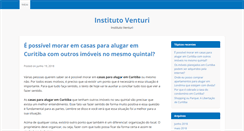 Desktop Screenshot of institutoventuri.com.br