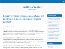 Tablet Screenshot of institutoventuri.com.br
